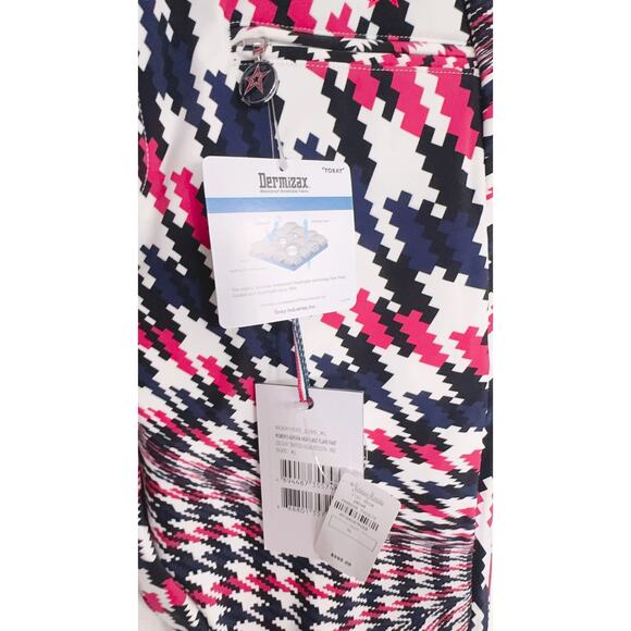 Perfect Moment Twisted Houndstooth High-Waist Aurora Flare Ski Pant XL - Picture 7 of 8